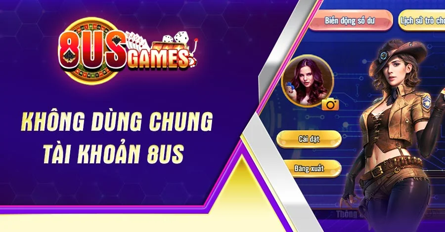 Không dùng chung tài khoản